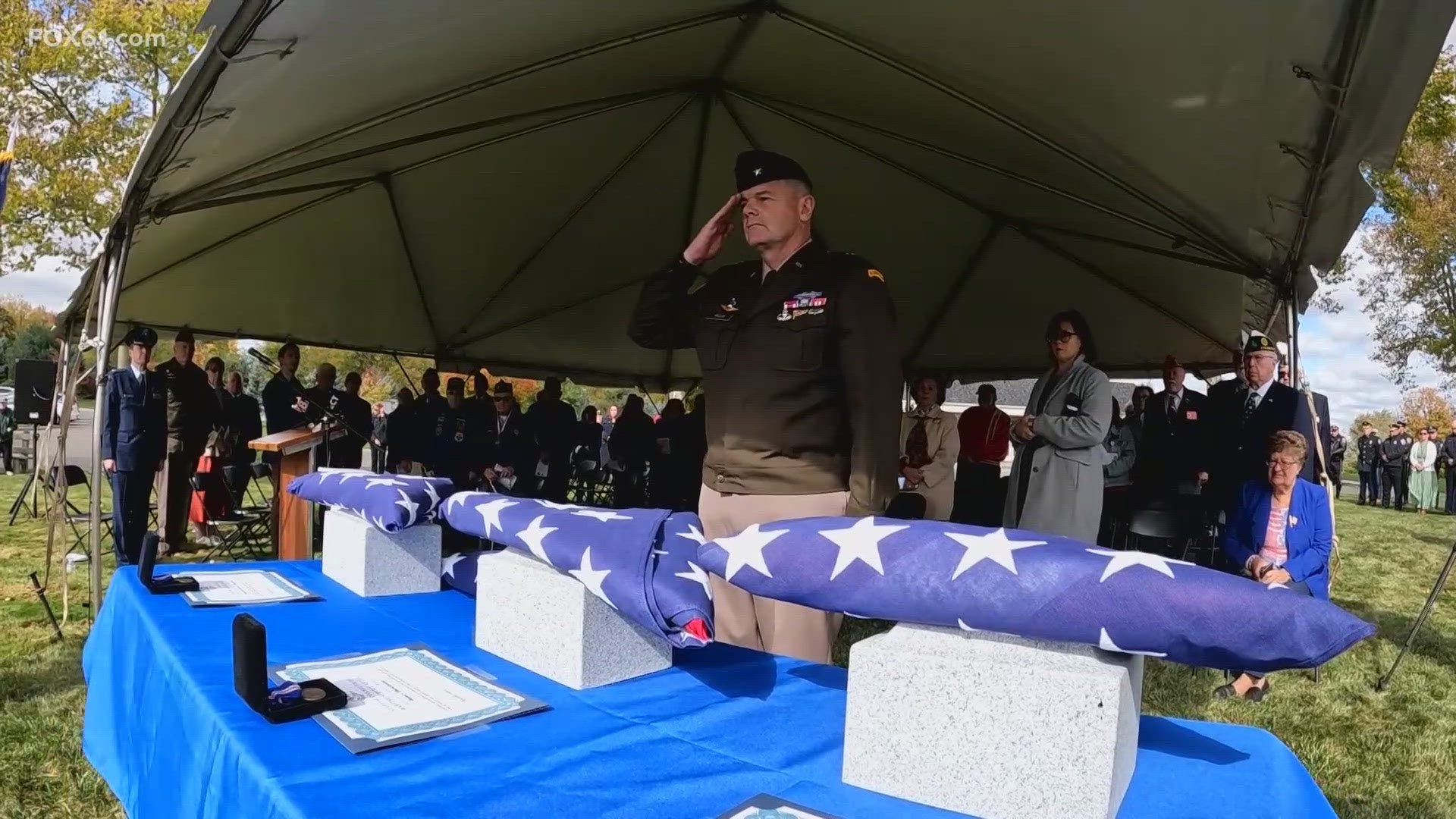 Photojournalist Sean McKeever shows how the veterans are being honored.