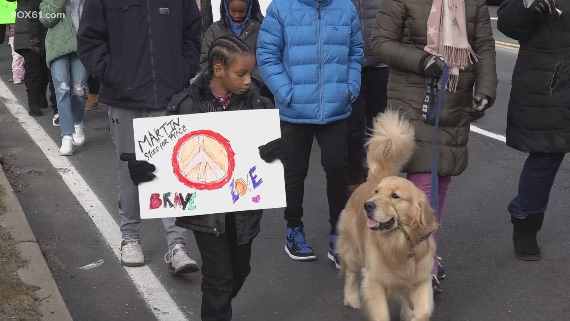 Students walk for 3rd annual MLK Day children's march
