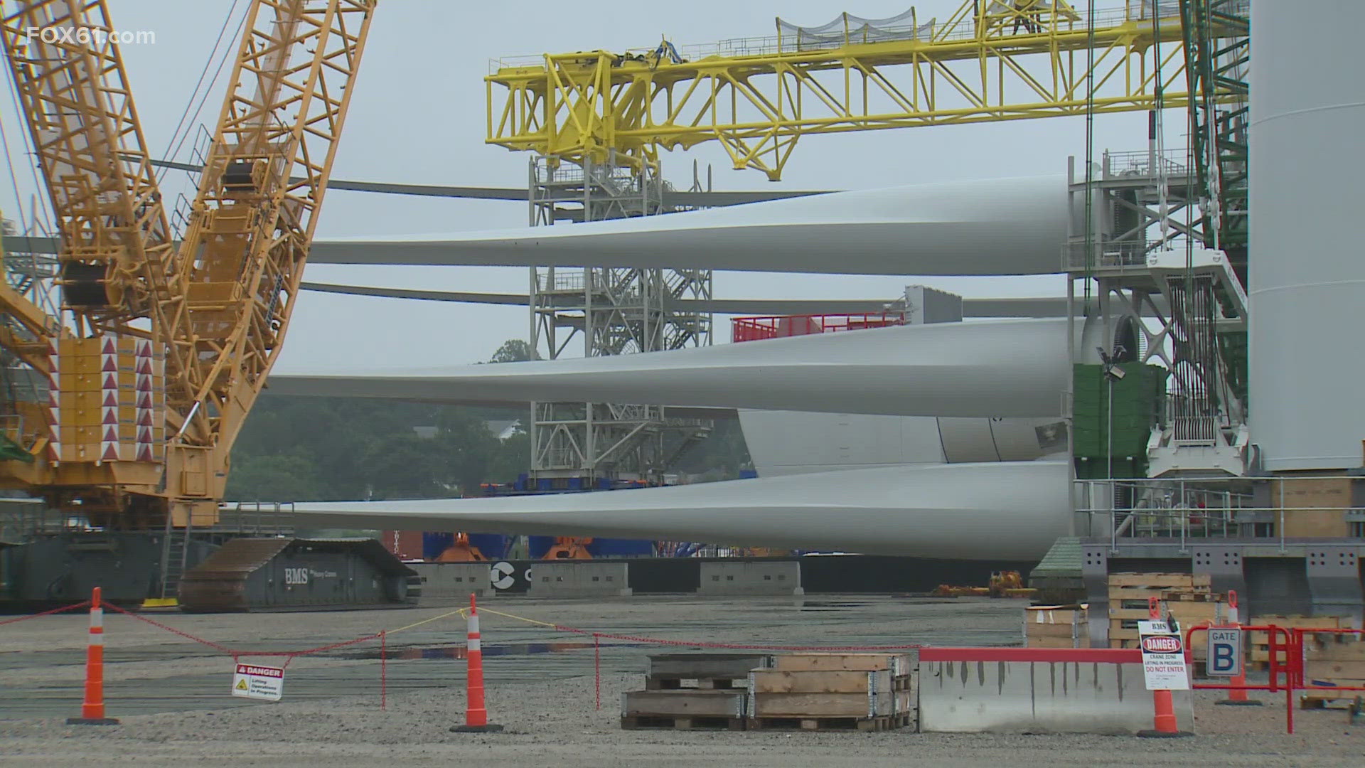 Local leaders gathered at the state pier in New London Wednesday to reveal their latest project: creating offshore wind energy. It marked a major milestone.