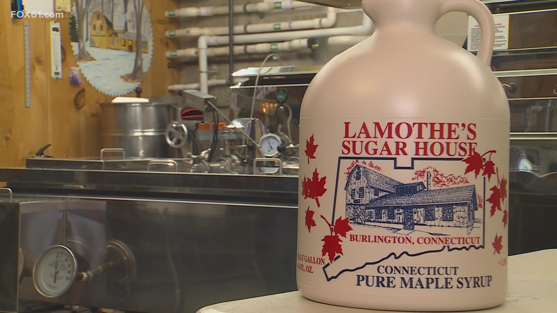 Connecticut contributes about 1% of all maple syrup production in the world