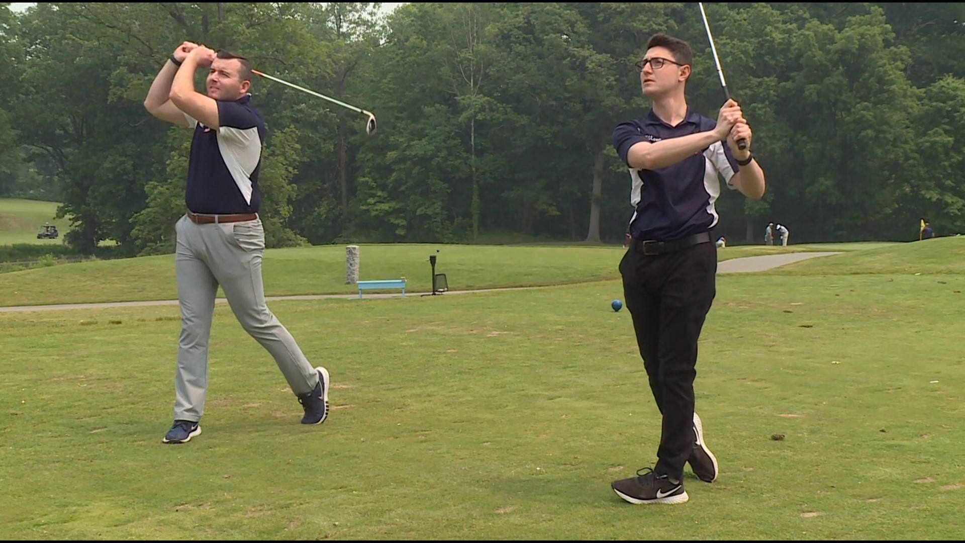 As FOX61 Meteorologist Ryan Breton and Sports Director Jonah Karp analyze the world-class golfers coming to Connecticut, they give it a go on the course themselves.