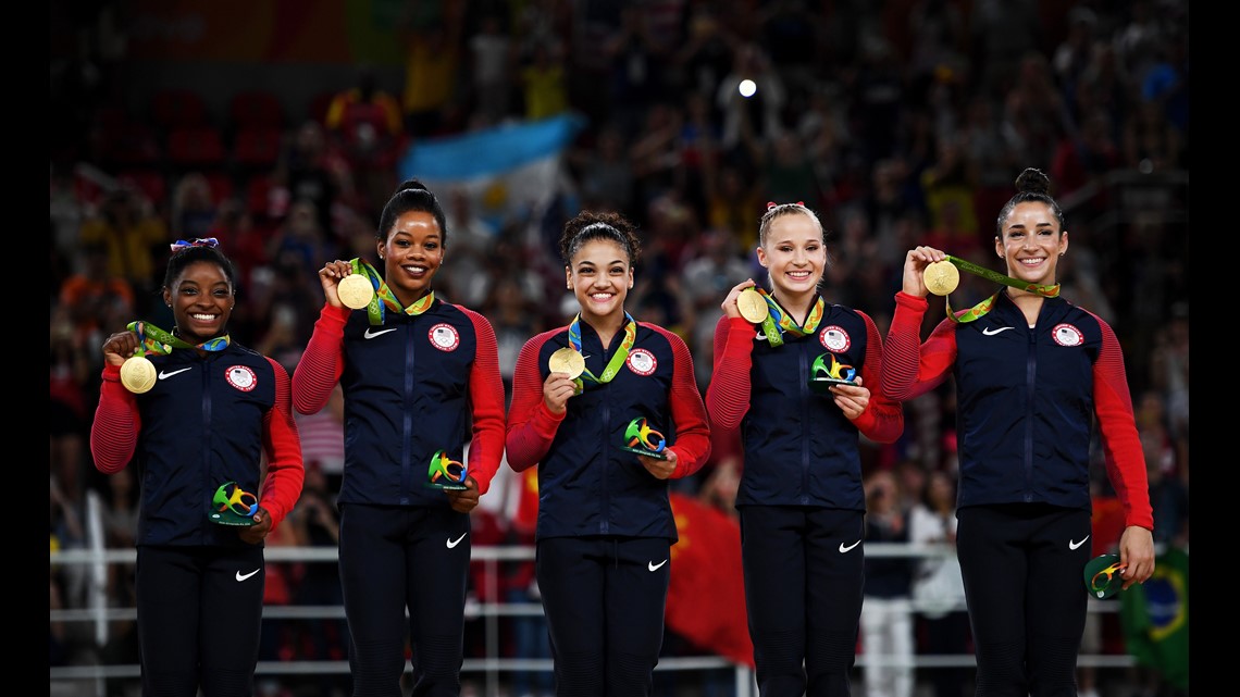 U.S. Women's Gymnastics Team Wins Gold at Olympics 2016