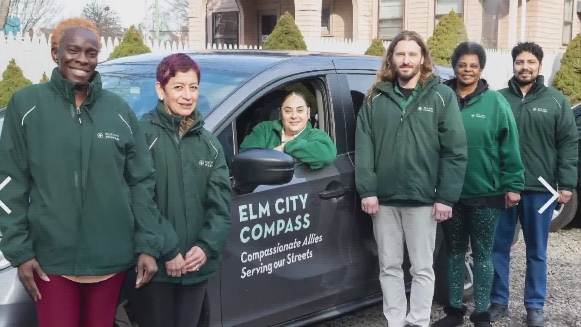The Elm city Compass team is a group of people working to help people in distress without the help of police.