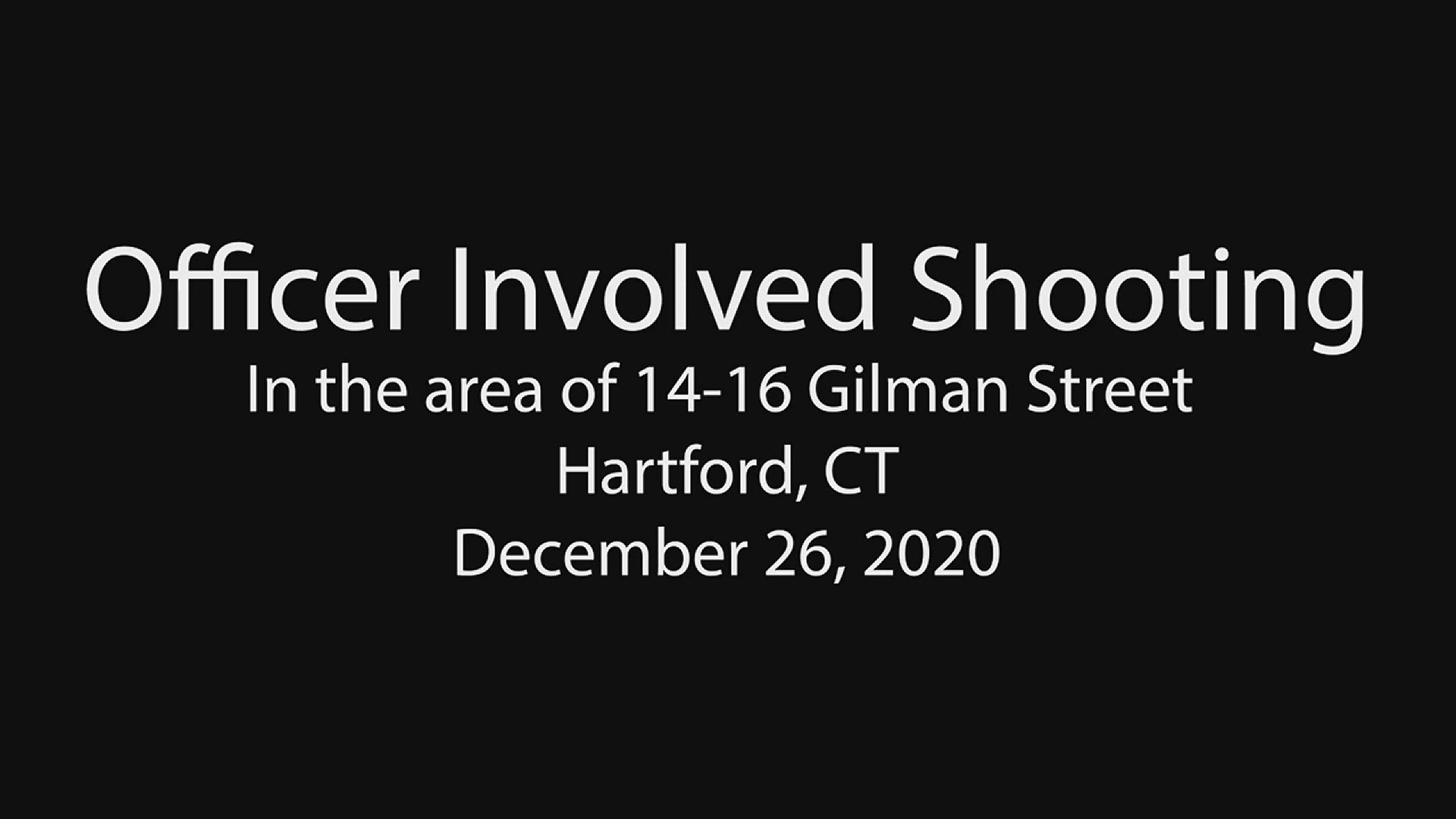 On Sunday night, officers responded to the area of 25 Gilman Street. The man was said to point his rifle at officers and was shot.