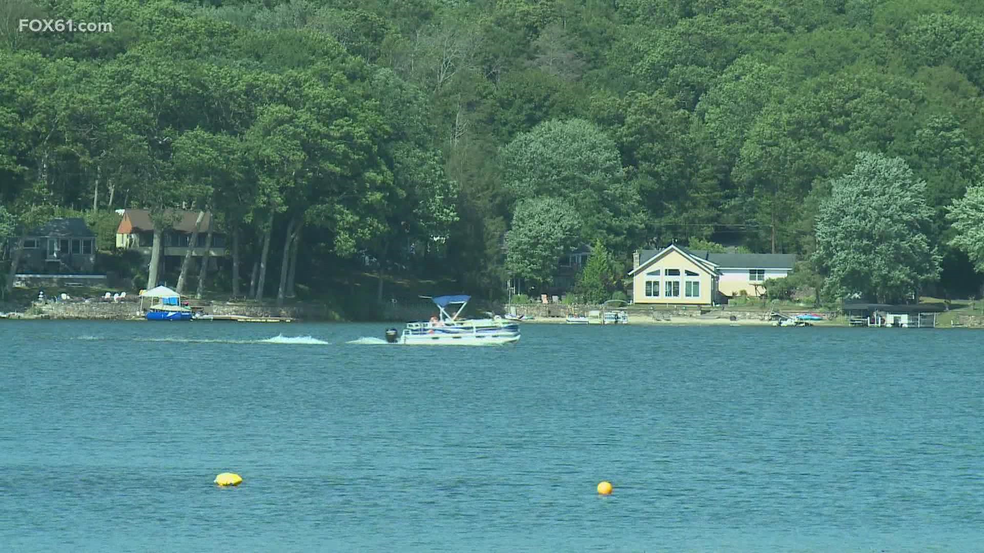 Summer on Coventry Lake is paused until potentially mid-August after a bloom of blue-green algae was detected.