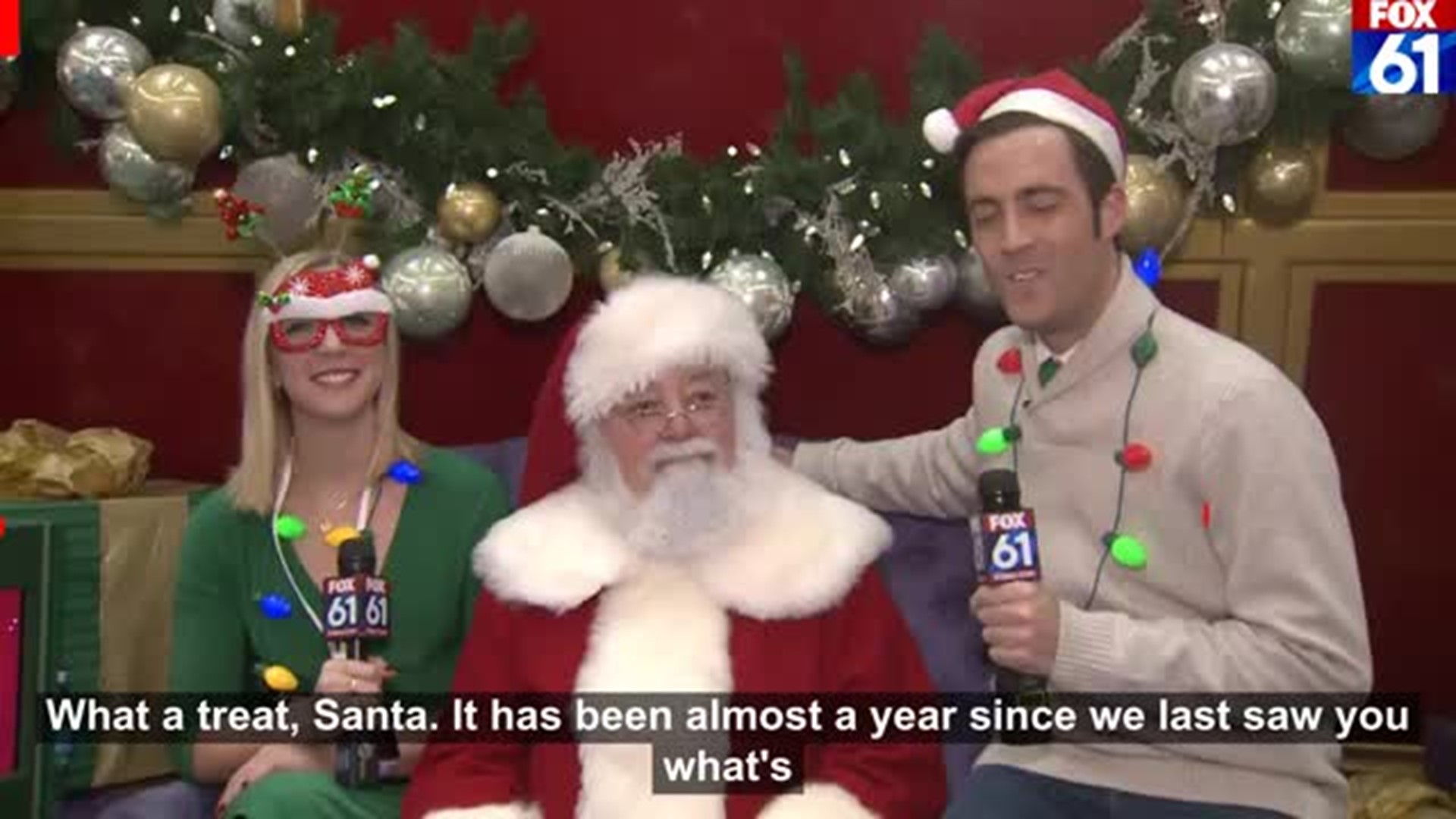 FOX61 Exclusive Interview with SANTA