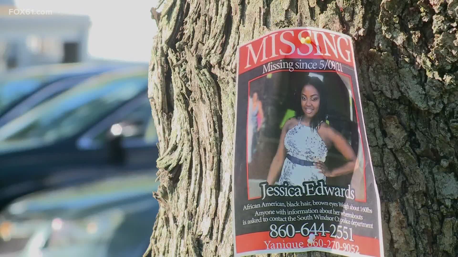 Edwards' body was found in East Hartford on May 21. Her husband, Tahj Hutchinson, was arrested.