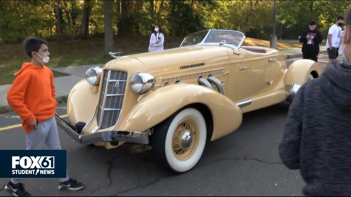 Shelton school gets the chance to experience classic cars