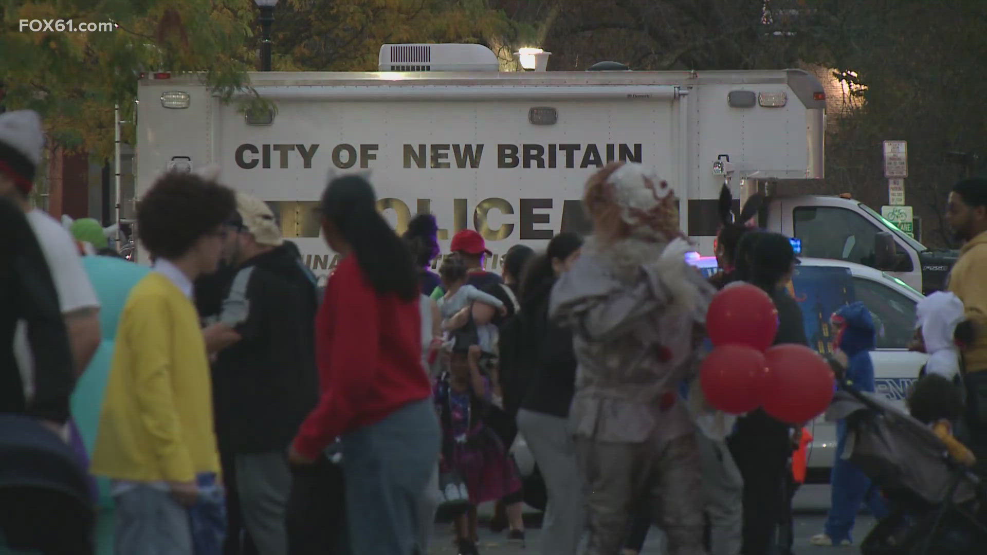 The event is held annually in Downtown New Britain on Halloween night.