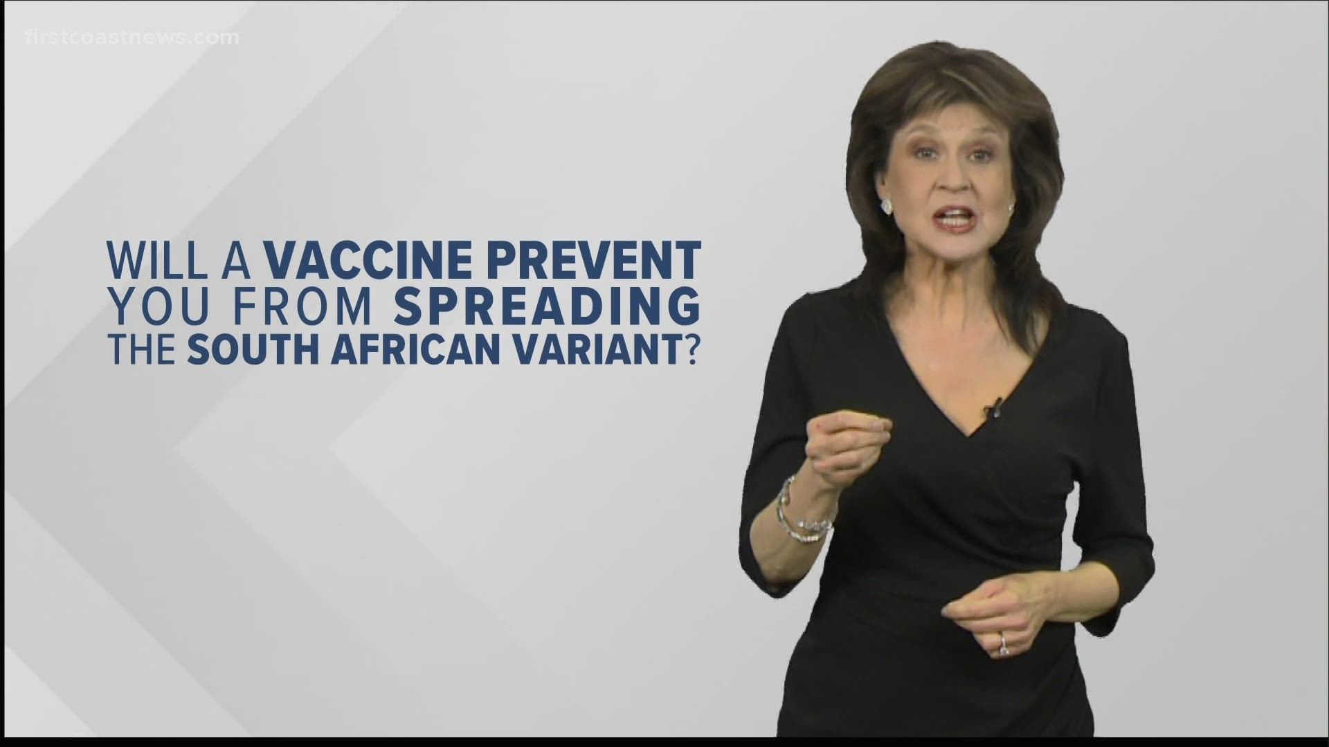 Barbara asked First Coast News an important question about the COVID-19 vaccine's reaction to new variants of the virus. We took it to Mayo Clinic.