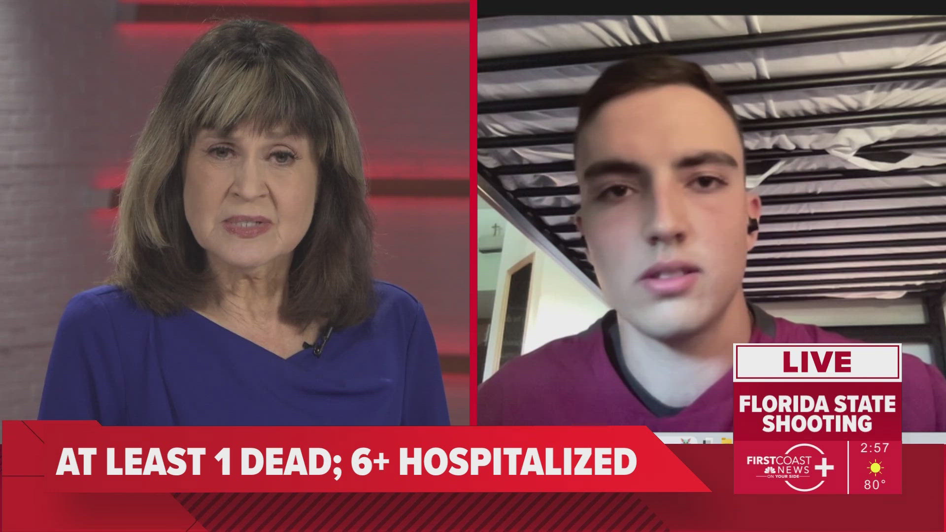 FSU student Nicholas Damone shared his experience with First Coast News Thursday.