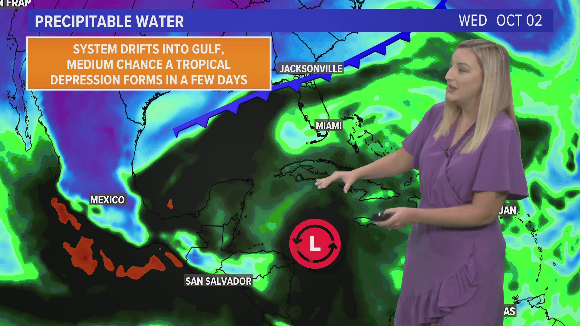 Rain chances stay lower through Thursday