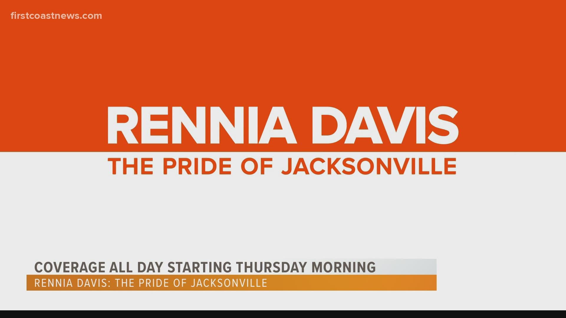 First Coast Sports is bringing you the latest on Rennia Davis, the pride of Jacksonville.