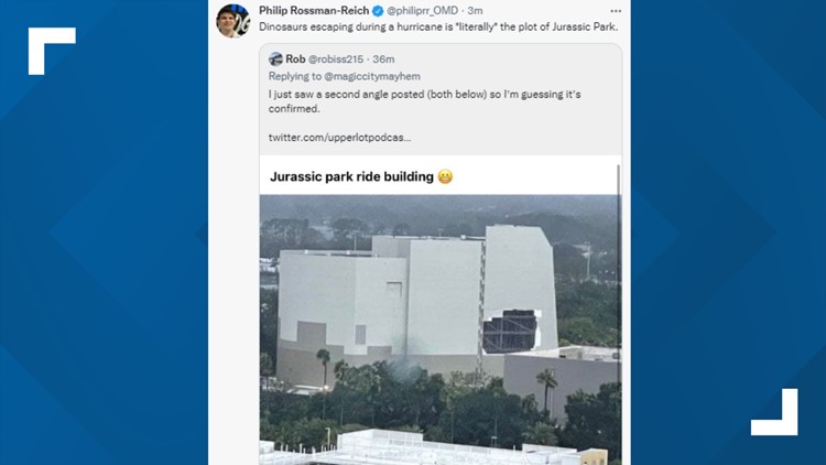 Ride damage, flooding at Universal Orlando reported during Tropical Storm Ian
