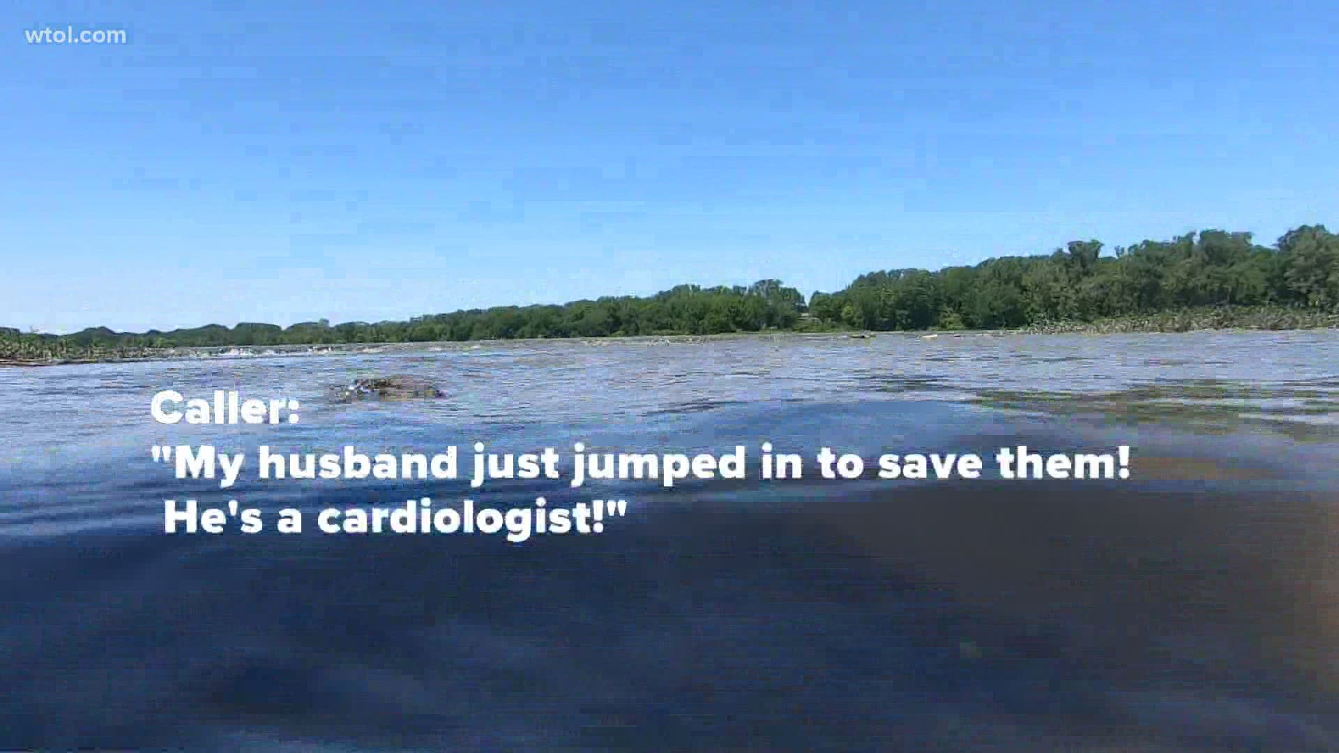 Dr. Daniel Cassavar quickly swam out to the family and began performing CPR in the water on Marshall, one of three kids, who was unconscious at the time.