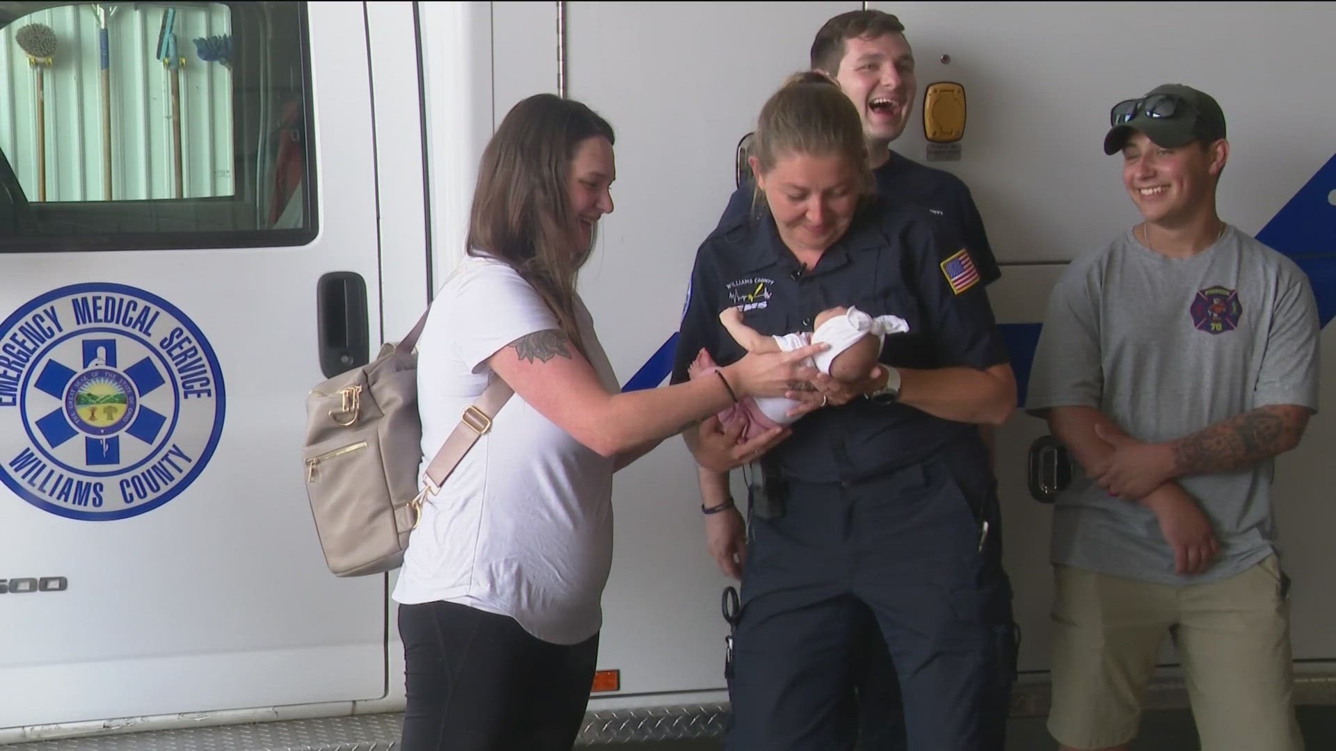 At 36 weeks and six days pregnant, Starr Kroetz gave birth to 5-pound, 1-ounce baby on July 18 at 5:58 p.m.