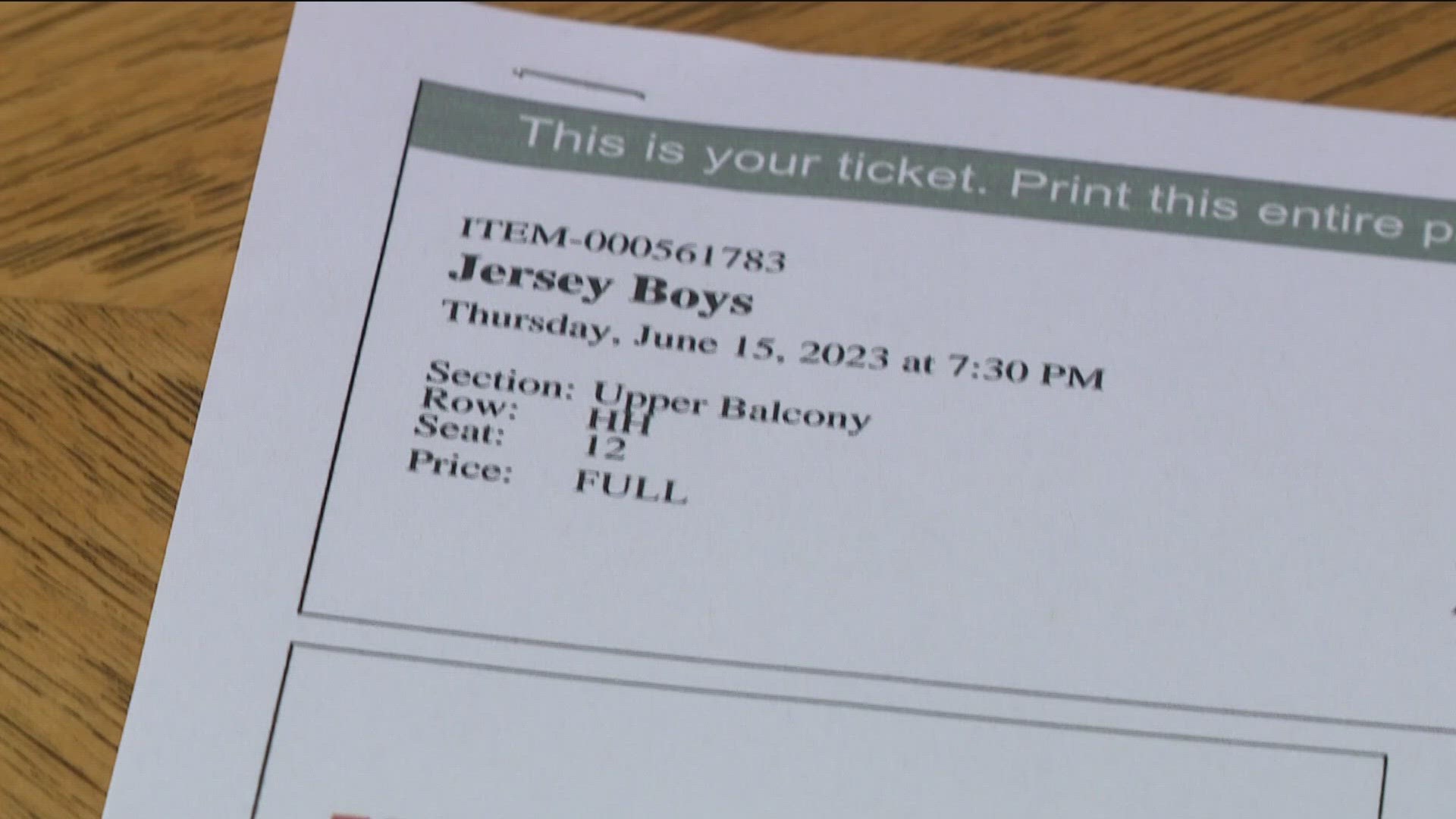 A Temperance woman was tricked into spending over $400 for two tickets to 'Jersey Boys' at the Croswell.