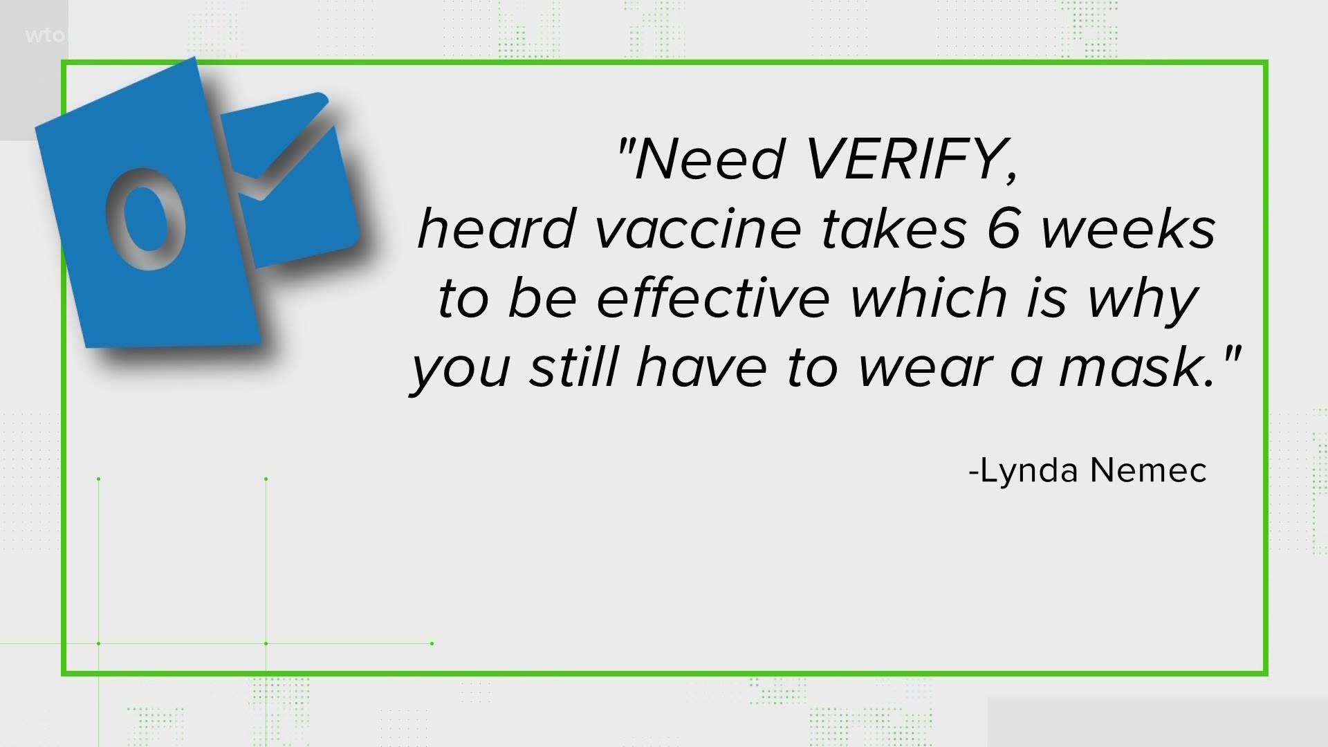A viewer sent us a claim that said it takes six weeks for COVID vaccines to become effective. Experts say that's not the case.