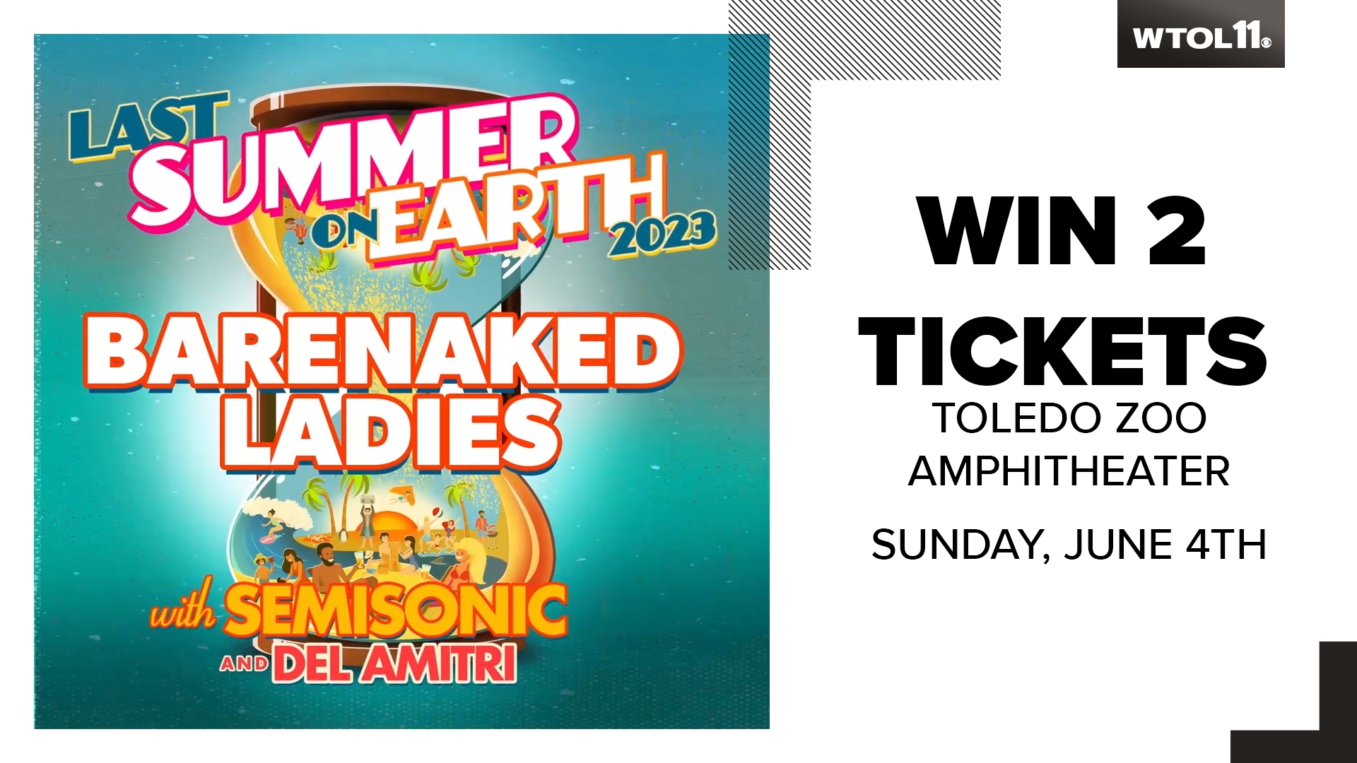 WIN Tickets to Barenaked Ladies at the Toledo Zoo!