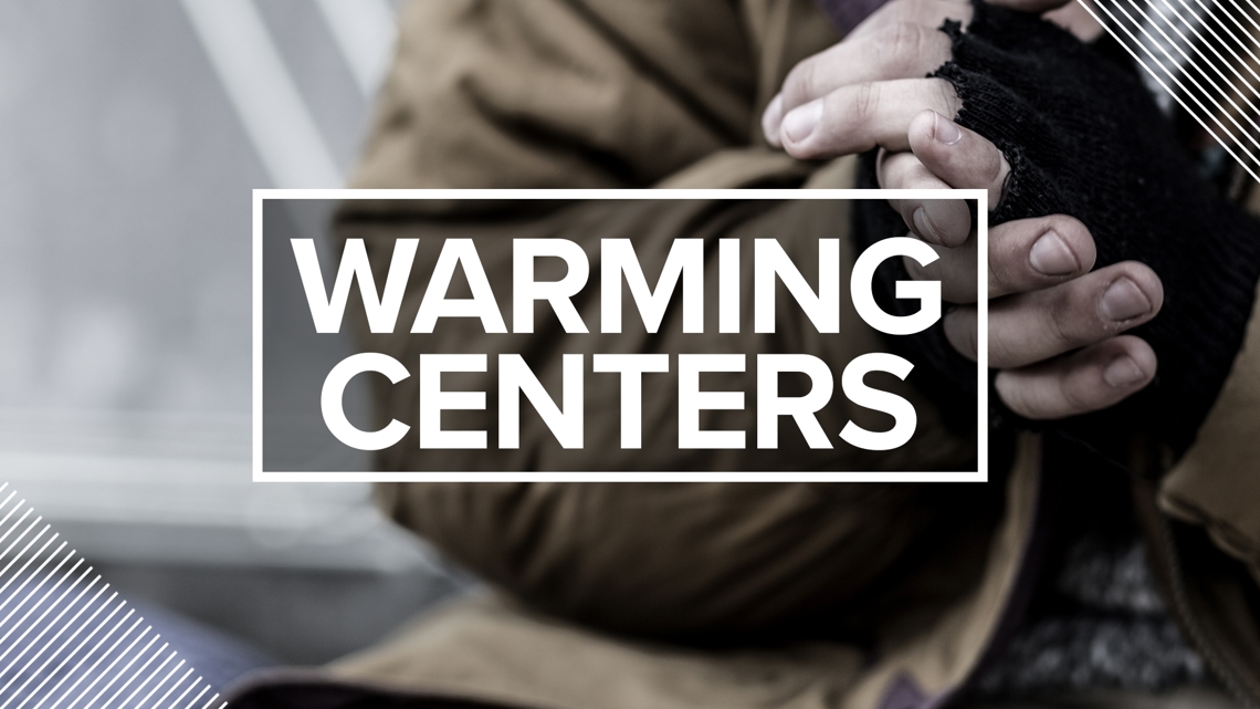 Here's a list of warming centers across the Mid-South for the upcoming winter weather