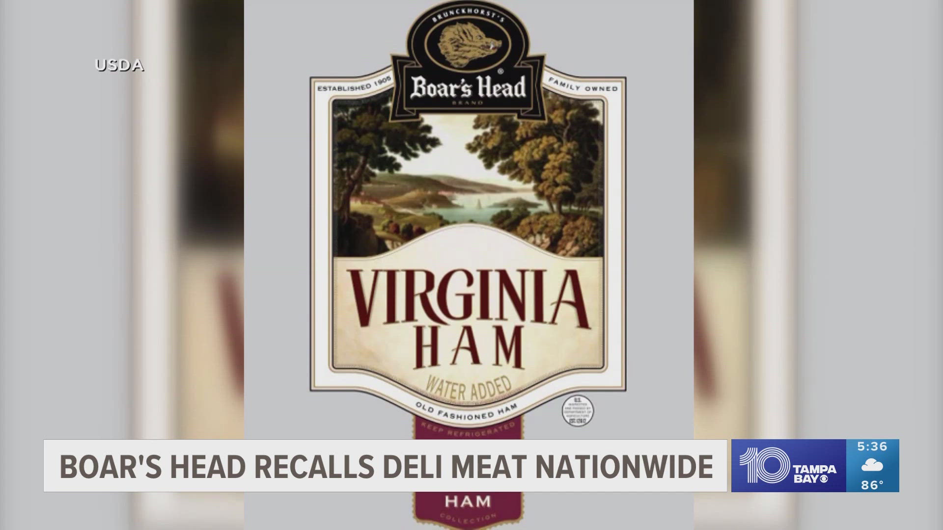 Boar's Head recalls 200K pounds of deli meat over listeria