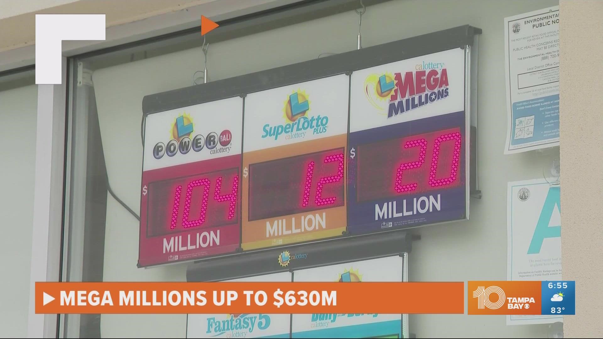 In order to win the jackpot, a winner needs to get all five numbers correct as well as the Mega Millions number.