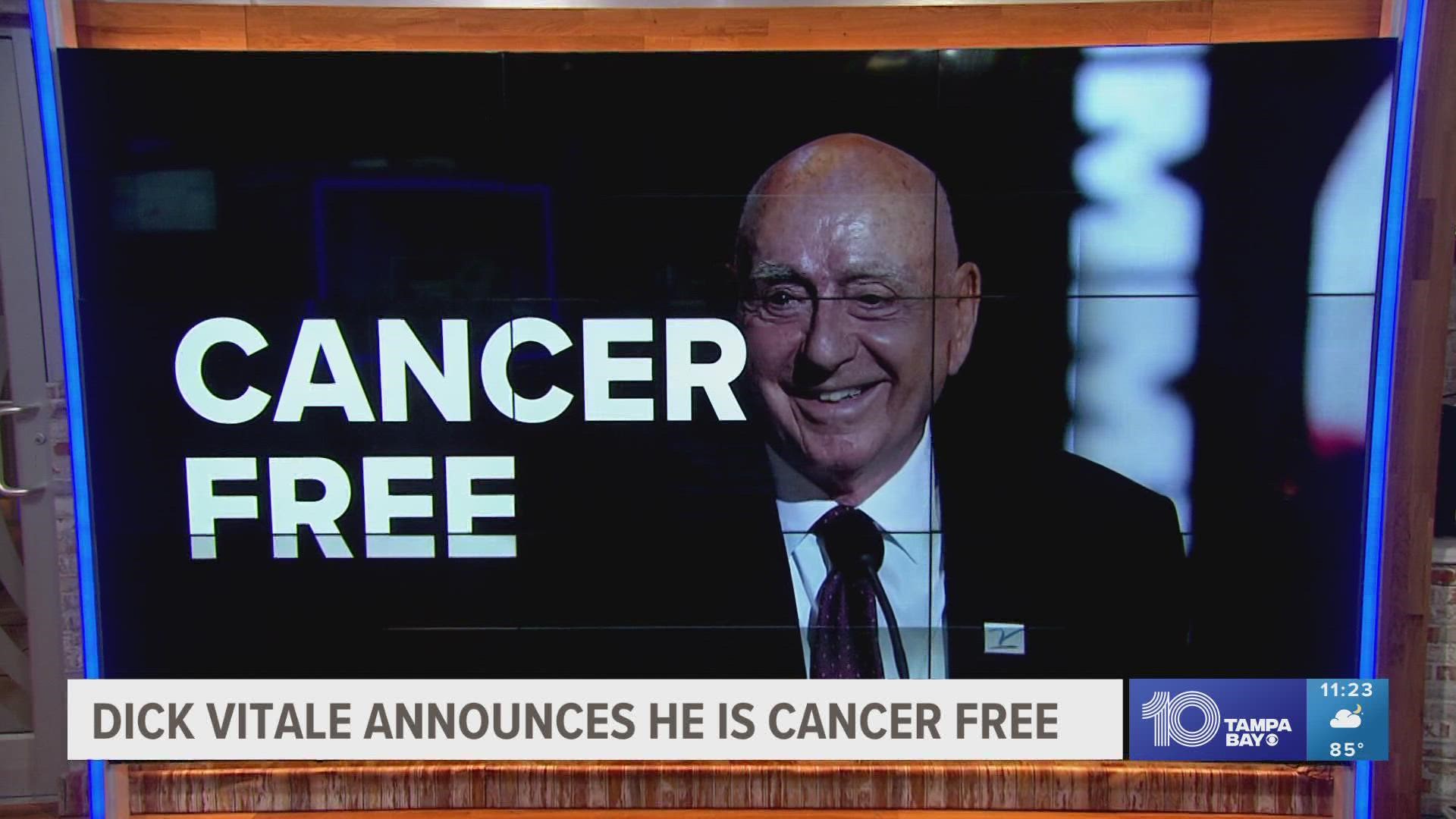 The longtime ESPN broadcaster was diagnosed with lymphoma for the second time in October 2021 before entering remission in April.