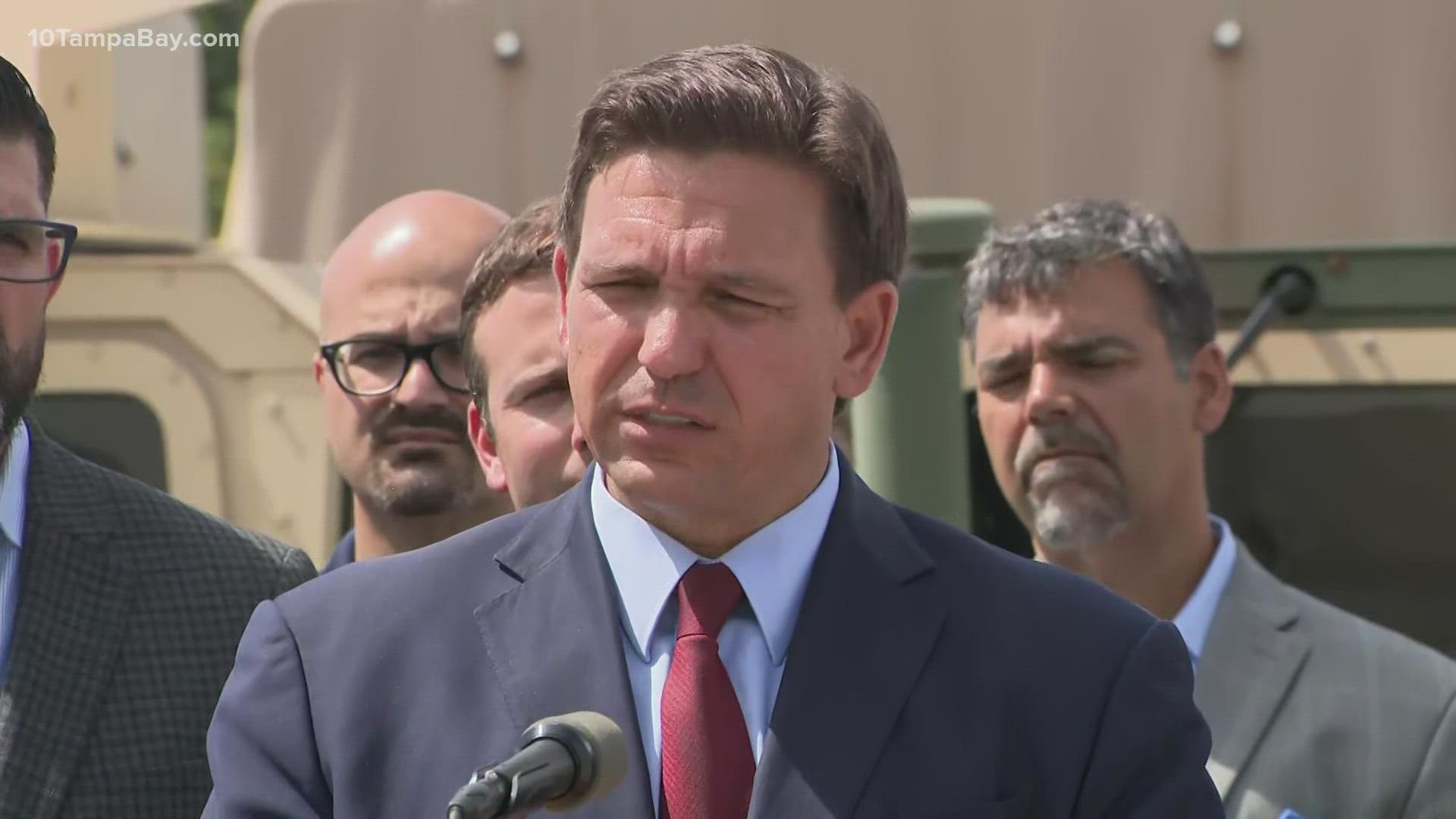 DISCLAIMER: While COVID-19's origin is being investigated, claims by Gov. DeSantis that the virus leaked from a lab are neither confirmed nor verified.