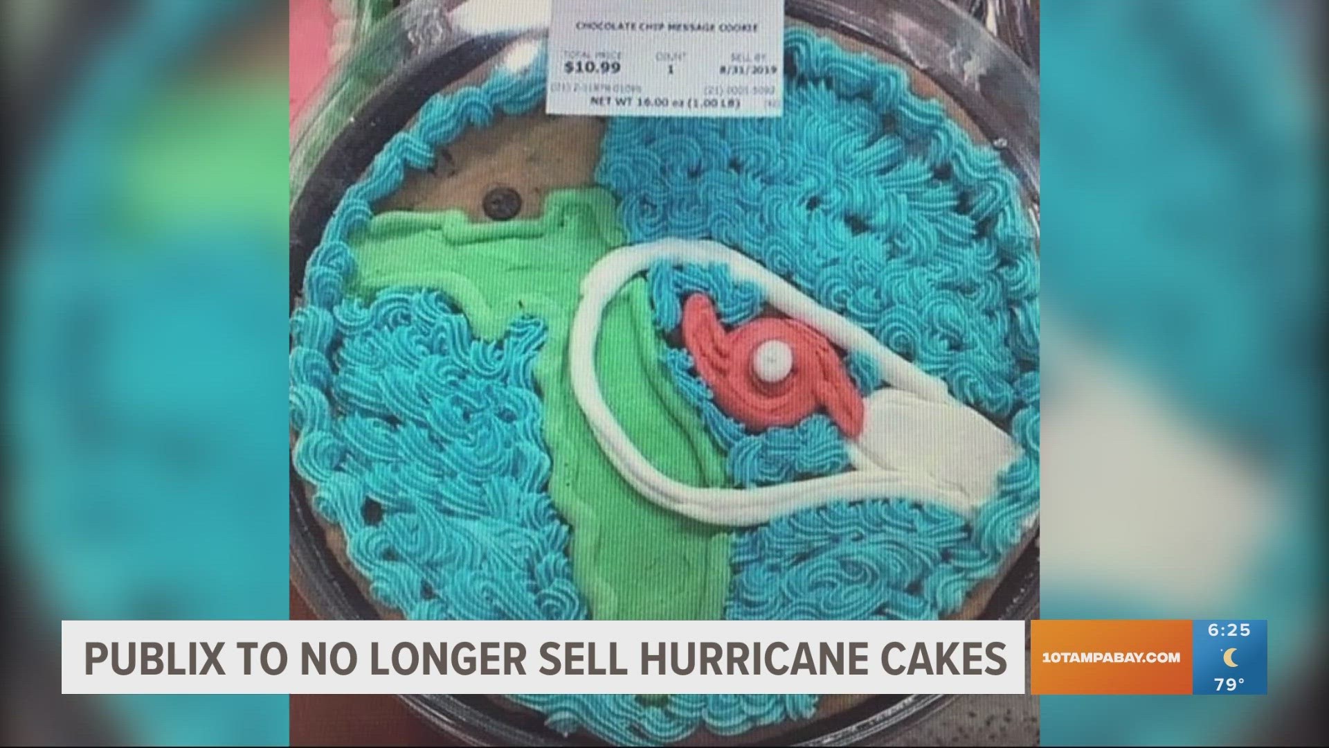 The supermarket chain explained the cakes won't be made anymore to make sure they weren't downplaying the natural disaster.