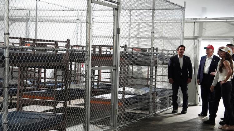 Despite previous promises of FEMA funding, DOJ says Florida is using state funds for 'Alligator Alcatraz'