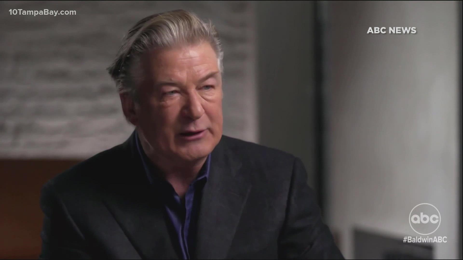 A clip of the interview shows Alec Baldwin breaking down in tears while describing Halyna Hutchins, the cinematographer who was killed on the set of "Rust."