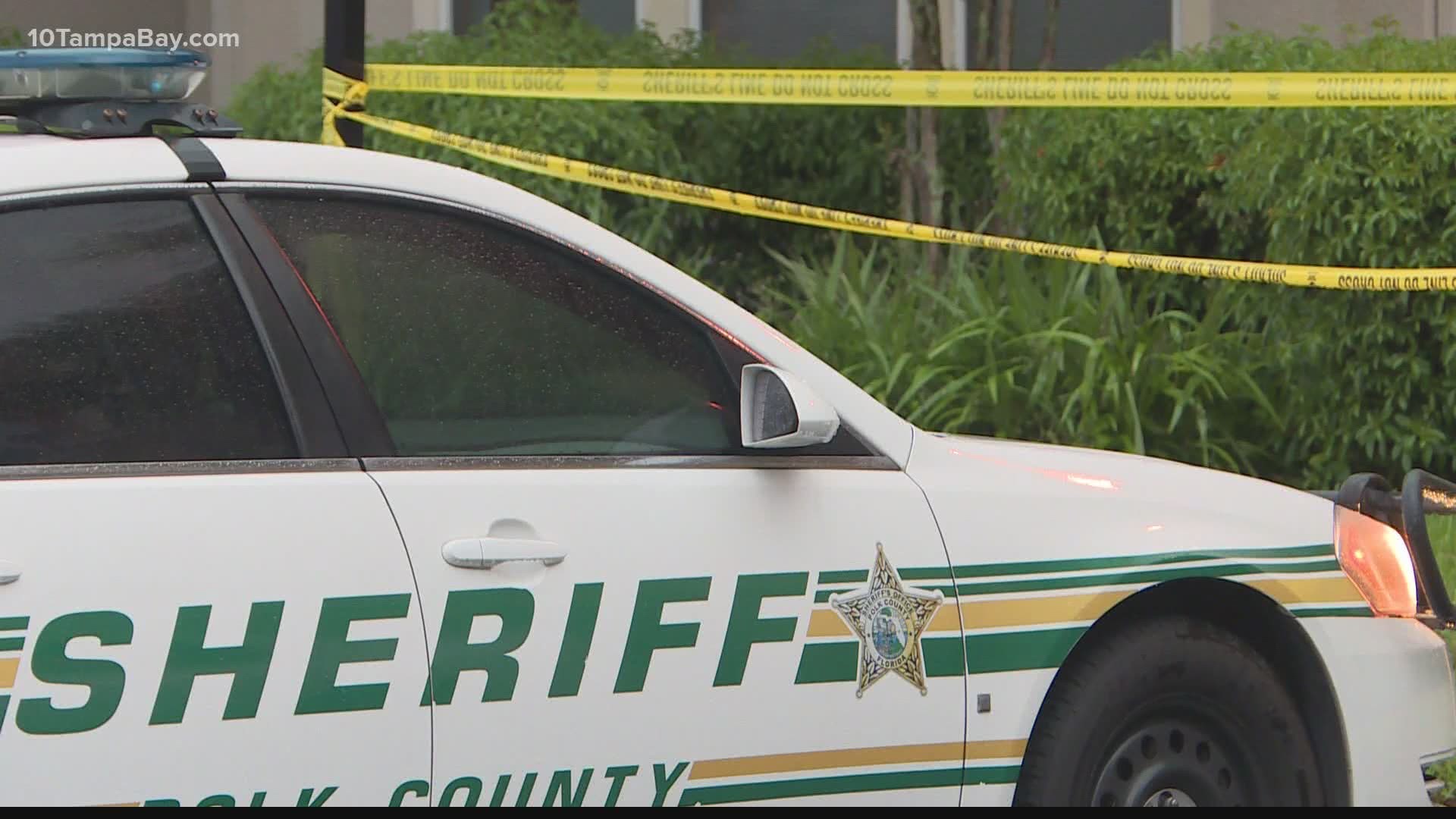 Deputies say the person who died was acting strangely but was unarmed.