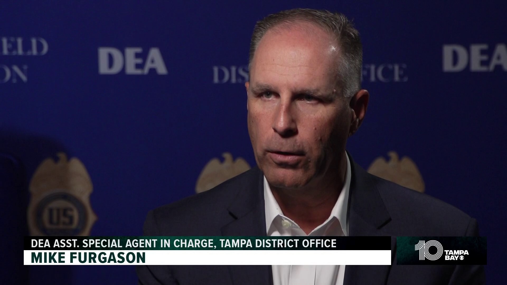 Mike Furgason, the DEA Assistant Special Agent in Charge at the Tampa District Office, talks about how fentanyl comes from the border and into our community.