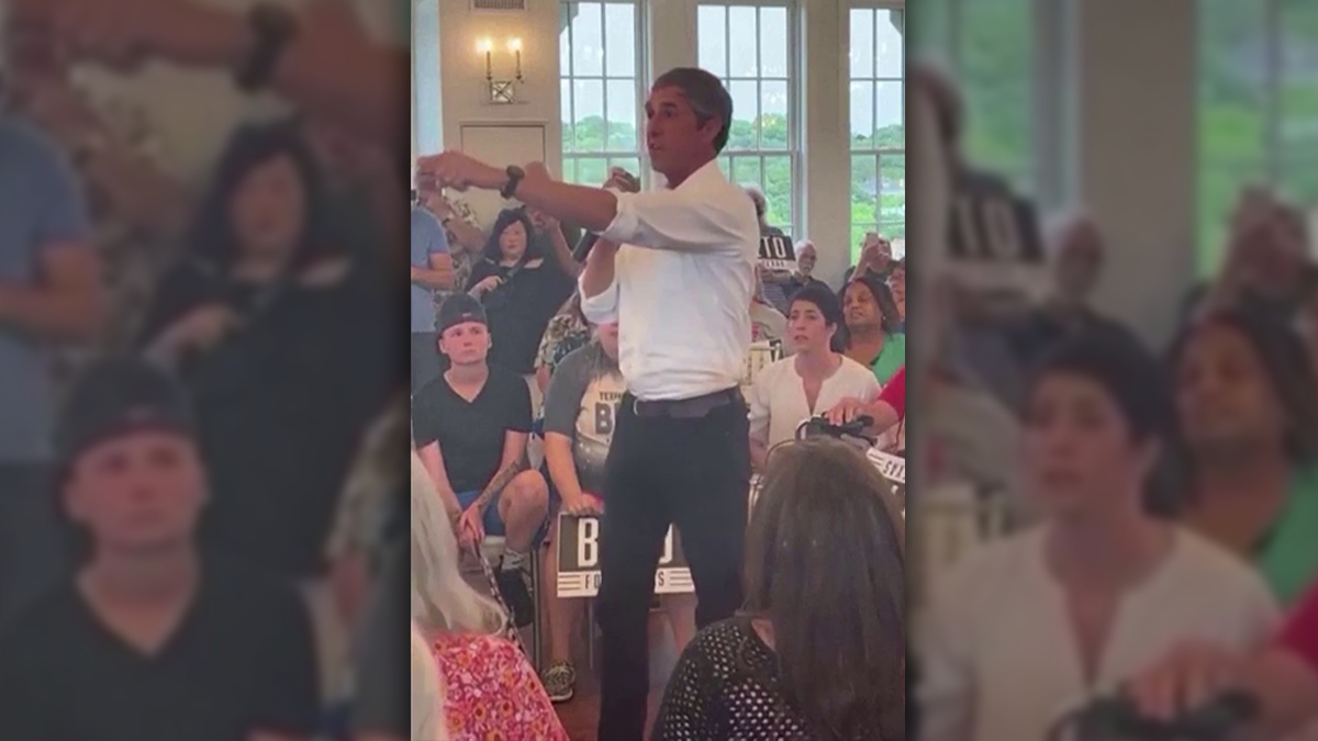 Beto O’Rourke swears at heckler who laughed at Uvalde school shooting