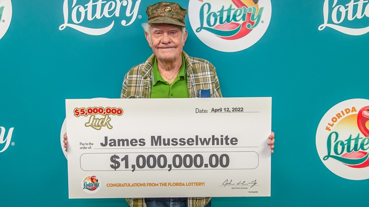 Marine Corps veteran wins $1 million after buying scratch-off