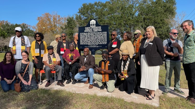 'This is going to bring a lot of healing' | New historical marker honors destroyed North Greenwood Cemetery