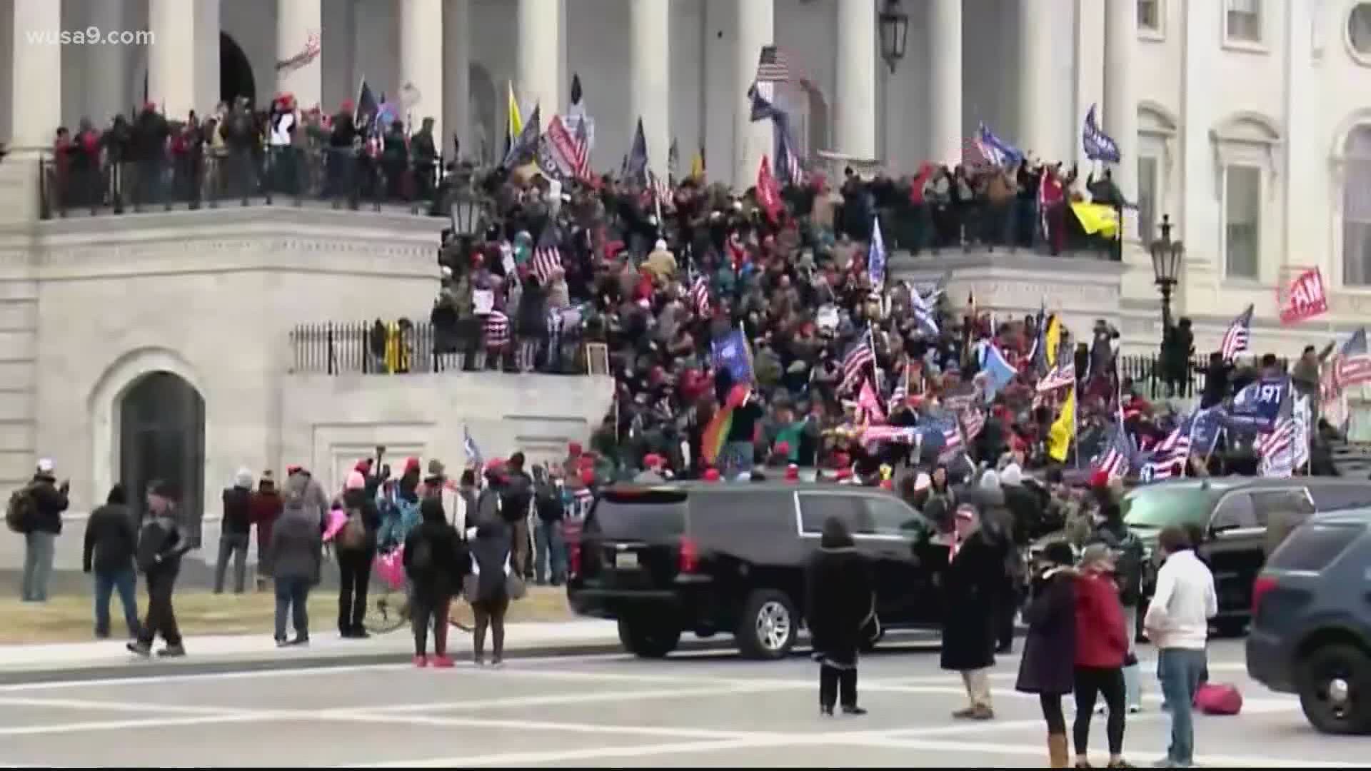 The Department of Homeland Security says it is on alert over online chatter about a possible attack on the Capitol Thursday or Saturday.