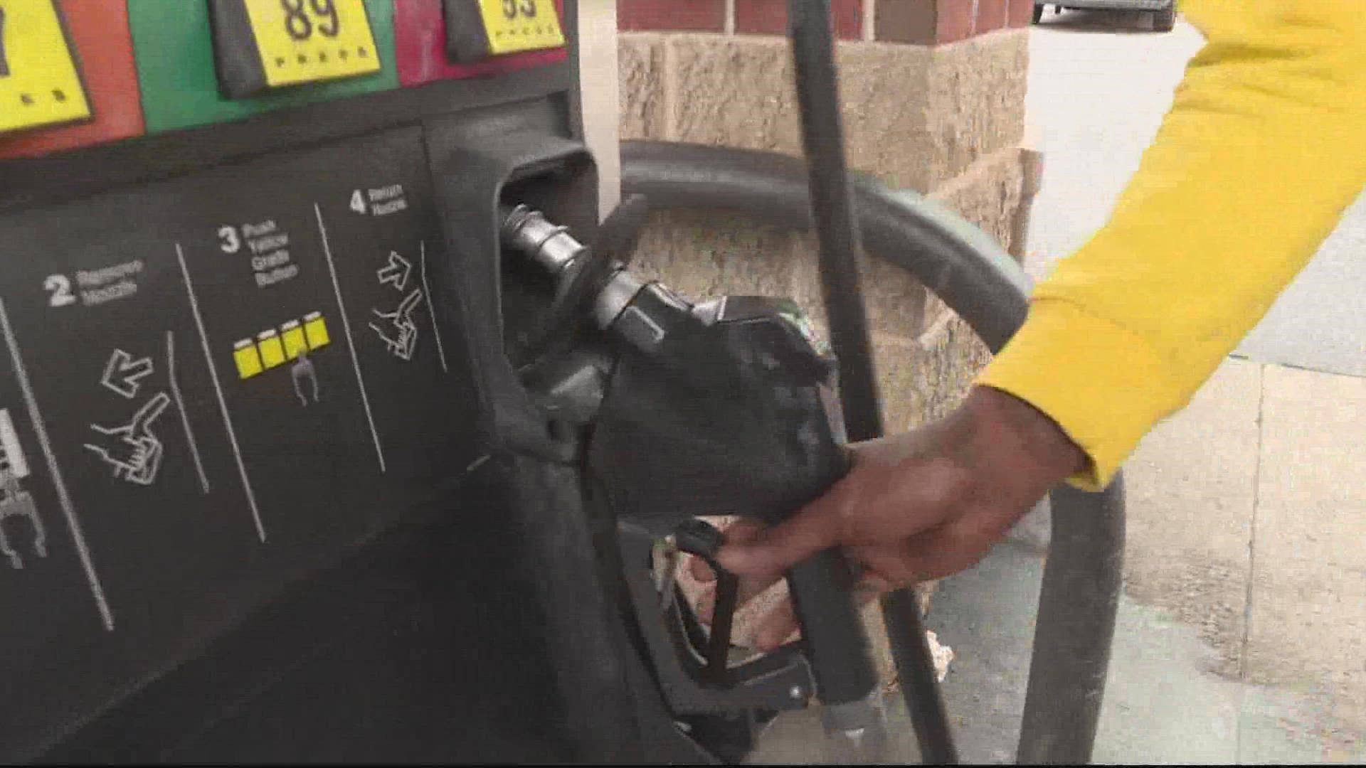 Gas prices have been trending downward for 13 straight weeks, but other cost continues to climb faster than wages and putting a strain on many family budgets.