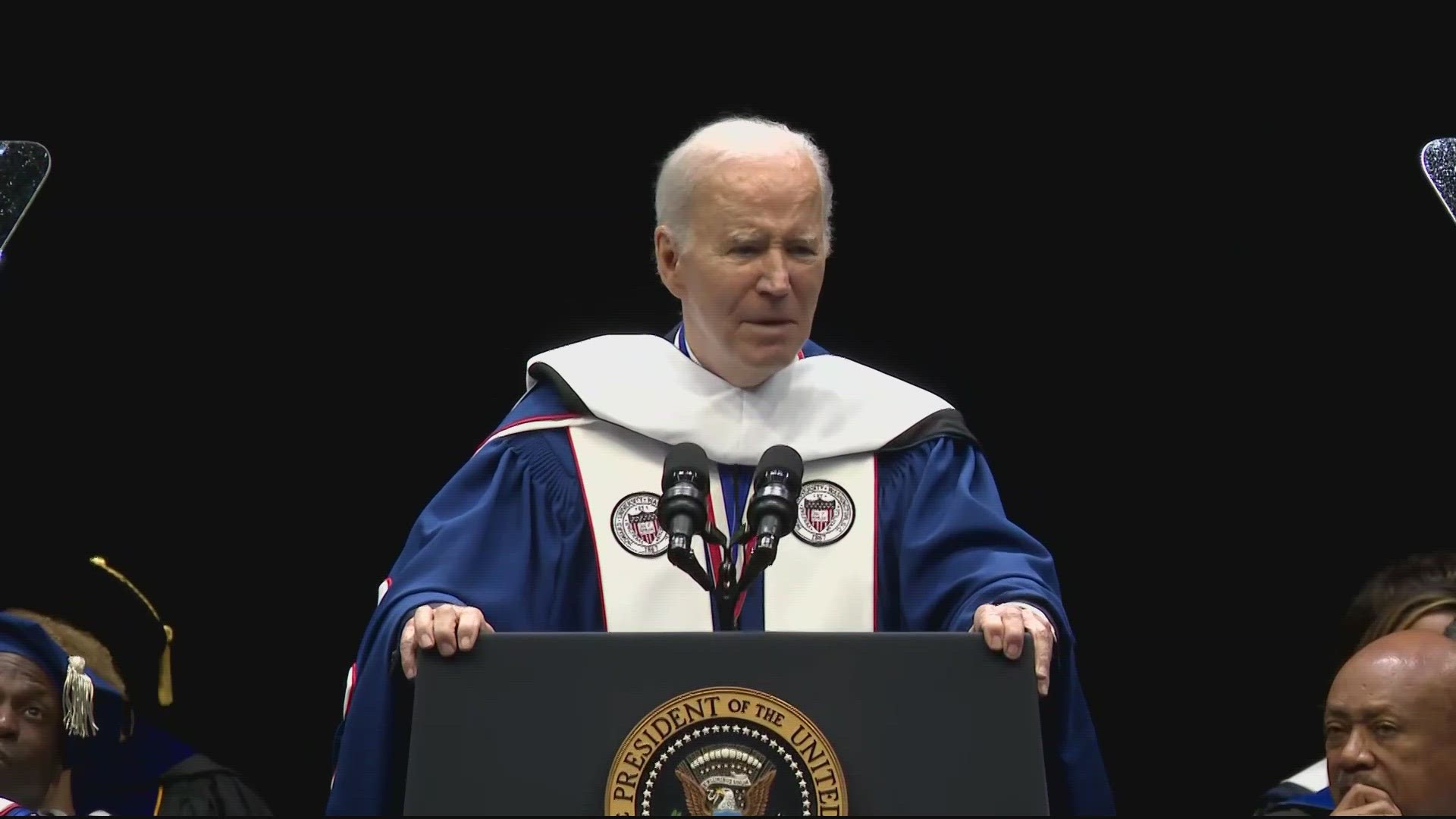 President Biden spoke to graduates at Howard University in Washington, D.C. on May 13.