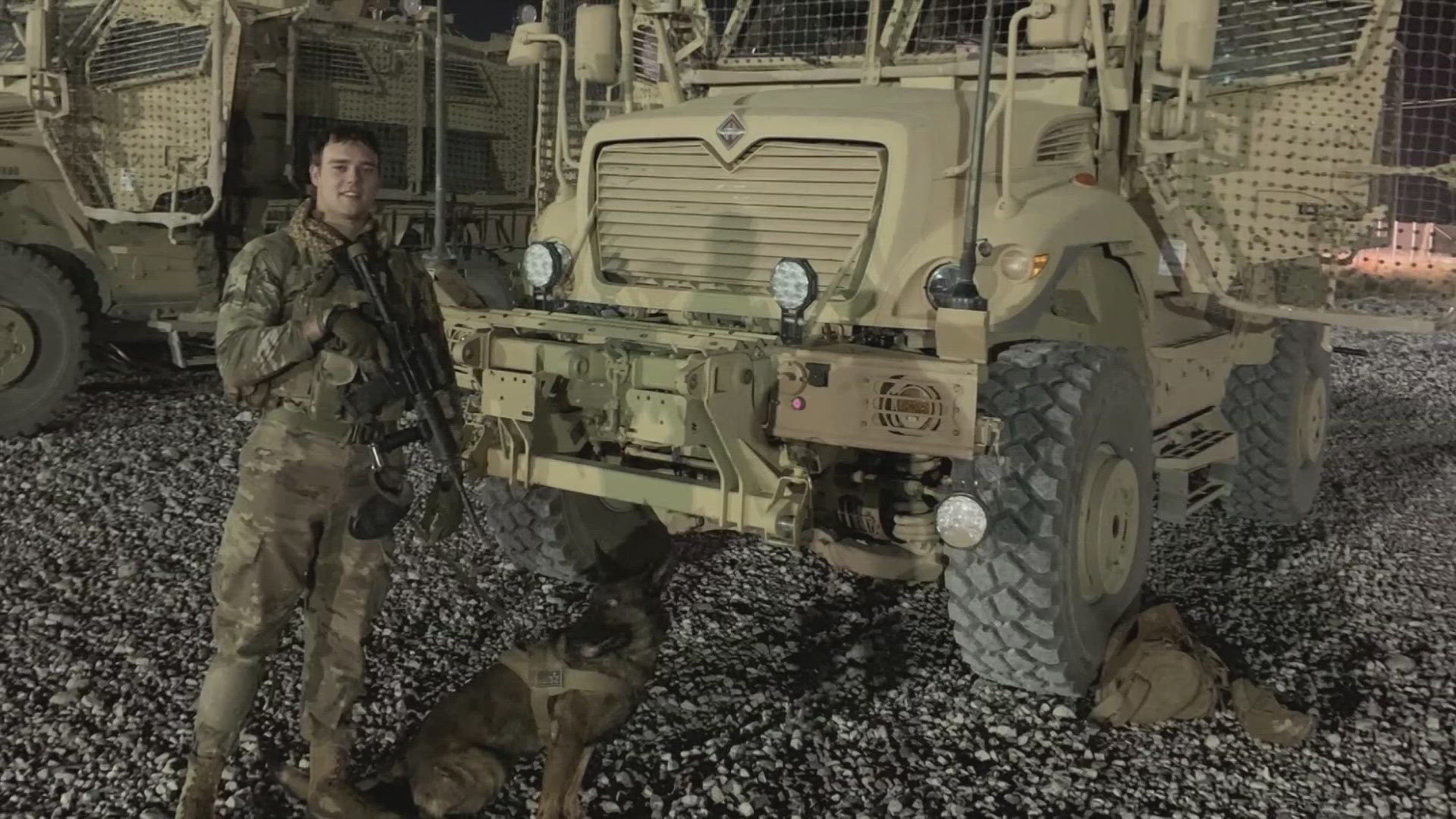 Sgt. Mike Fletcher and K9 Dasty were inseparable while deployed together for four years.