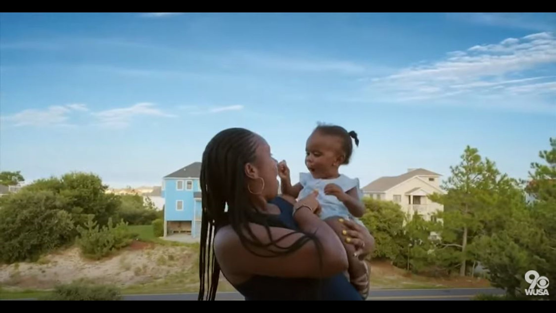 UMD grad Sydney Carter asked her 16-month-old daughter, Aria this very question at the end of Harris' 2020 DNC video. But she didn't expect to cry rewatching it.