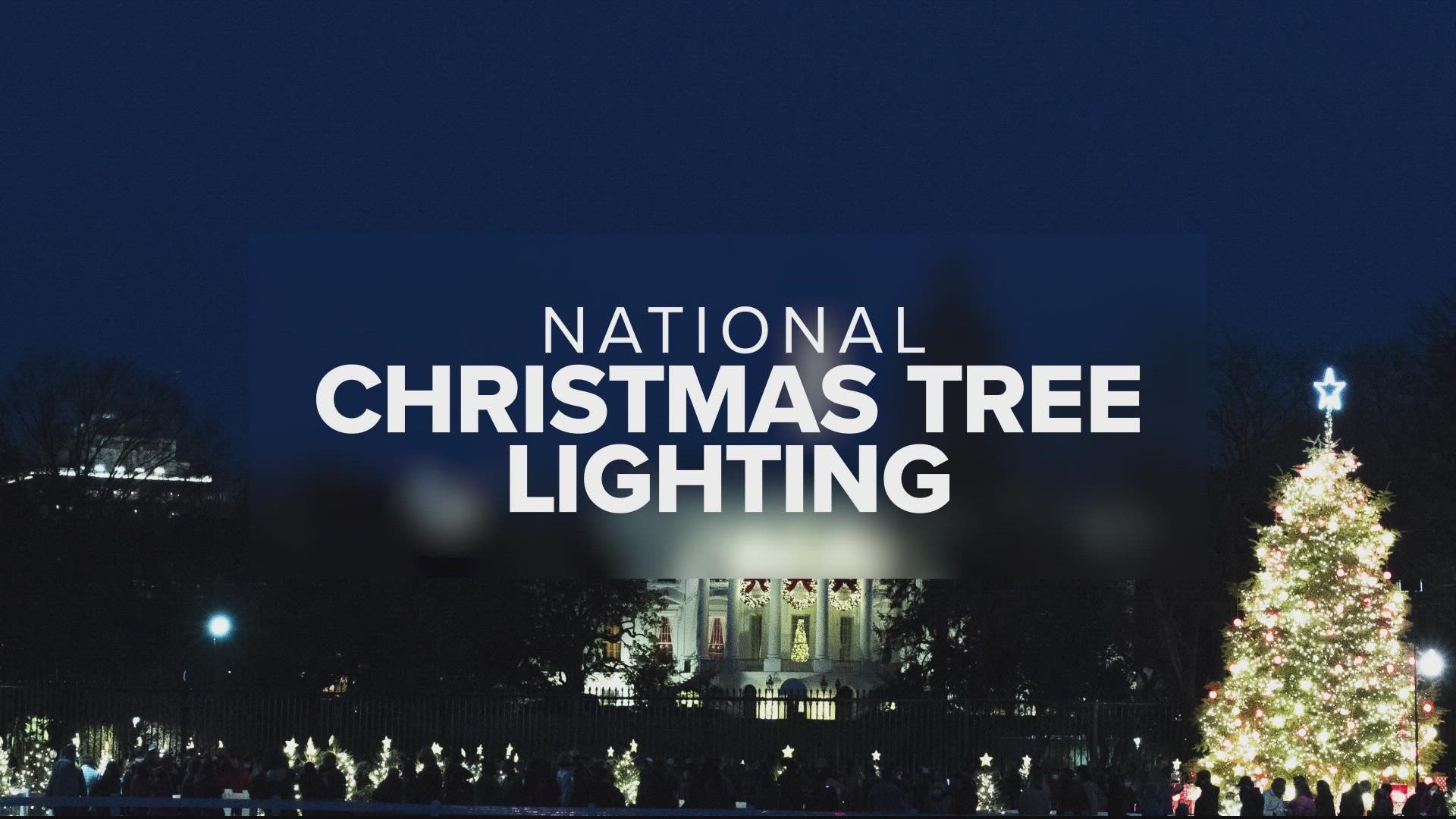 President Joe Biden and first lady Dr. Jill will light the tree tonight in about 30 minutes -- marking the ceremony's 100th anniversary.