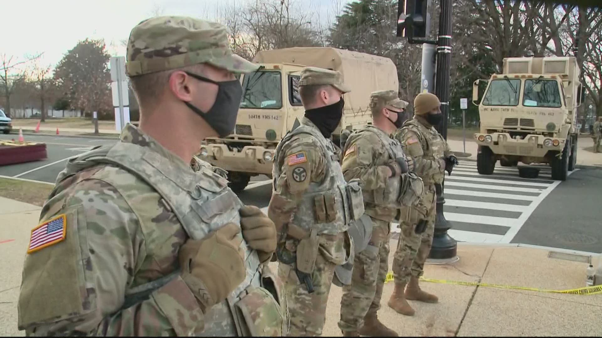 Now that the Inauguration is over most of the members of the National Guard will go home. But 6,000 will remain in the nation's capitol for the next 30 days.