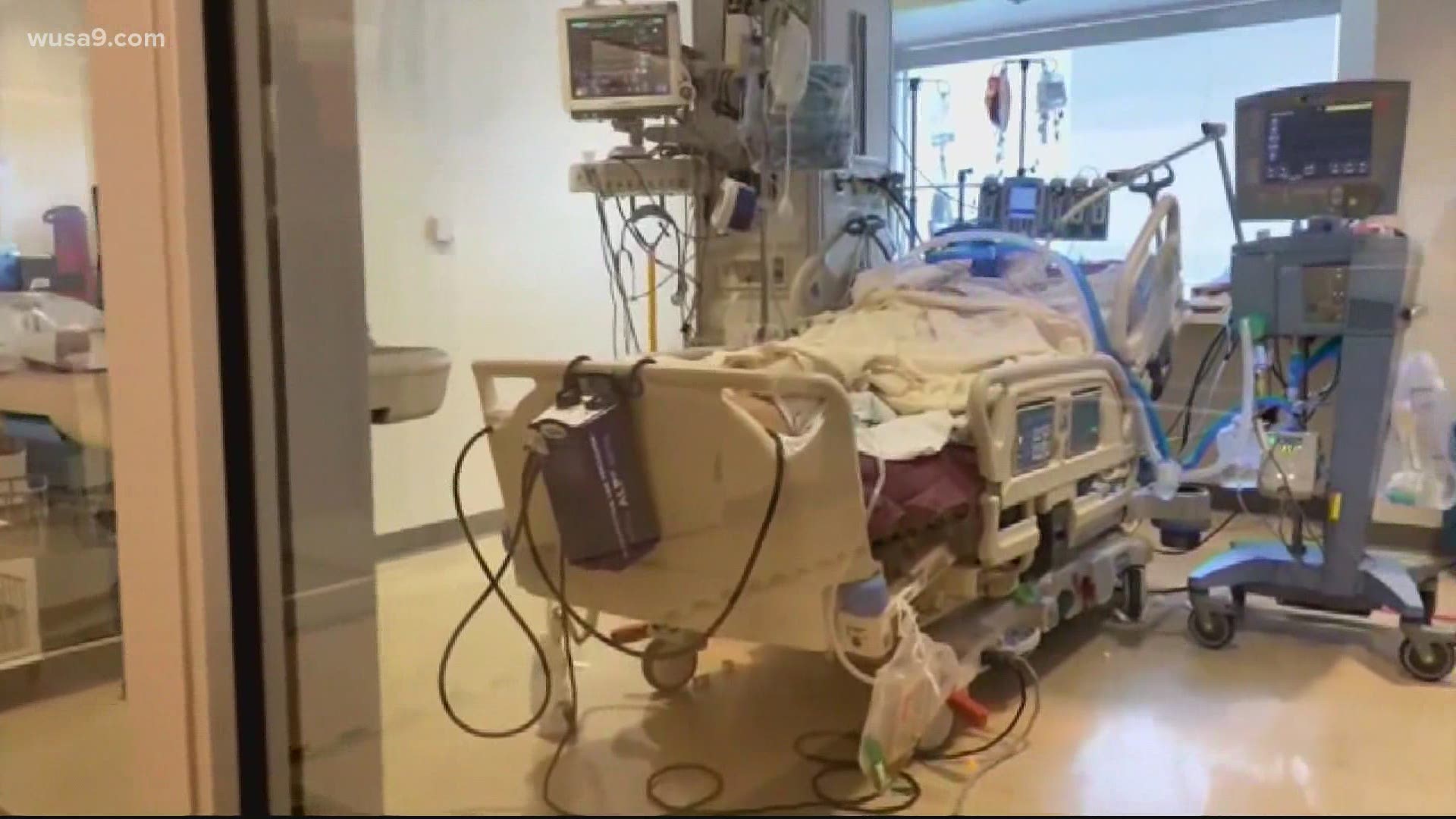 As of Thursday, Montgomery County coronavirus data showed 80% of the county’s hospital beds were occupied.