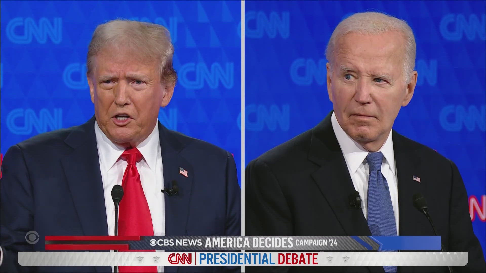 In a historic debate, President Joe Biden and former President Donald Trump went head-to-head in the first presidential debate of 2024.