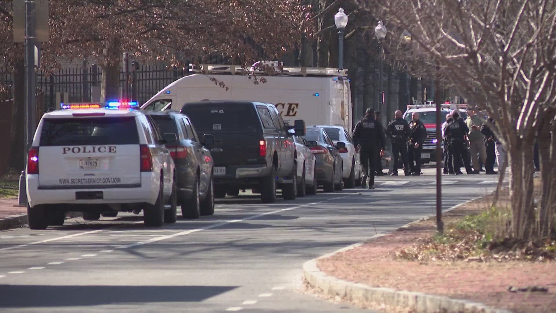 The man identified himself as an active member of the Air Force.