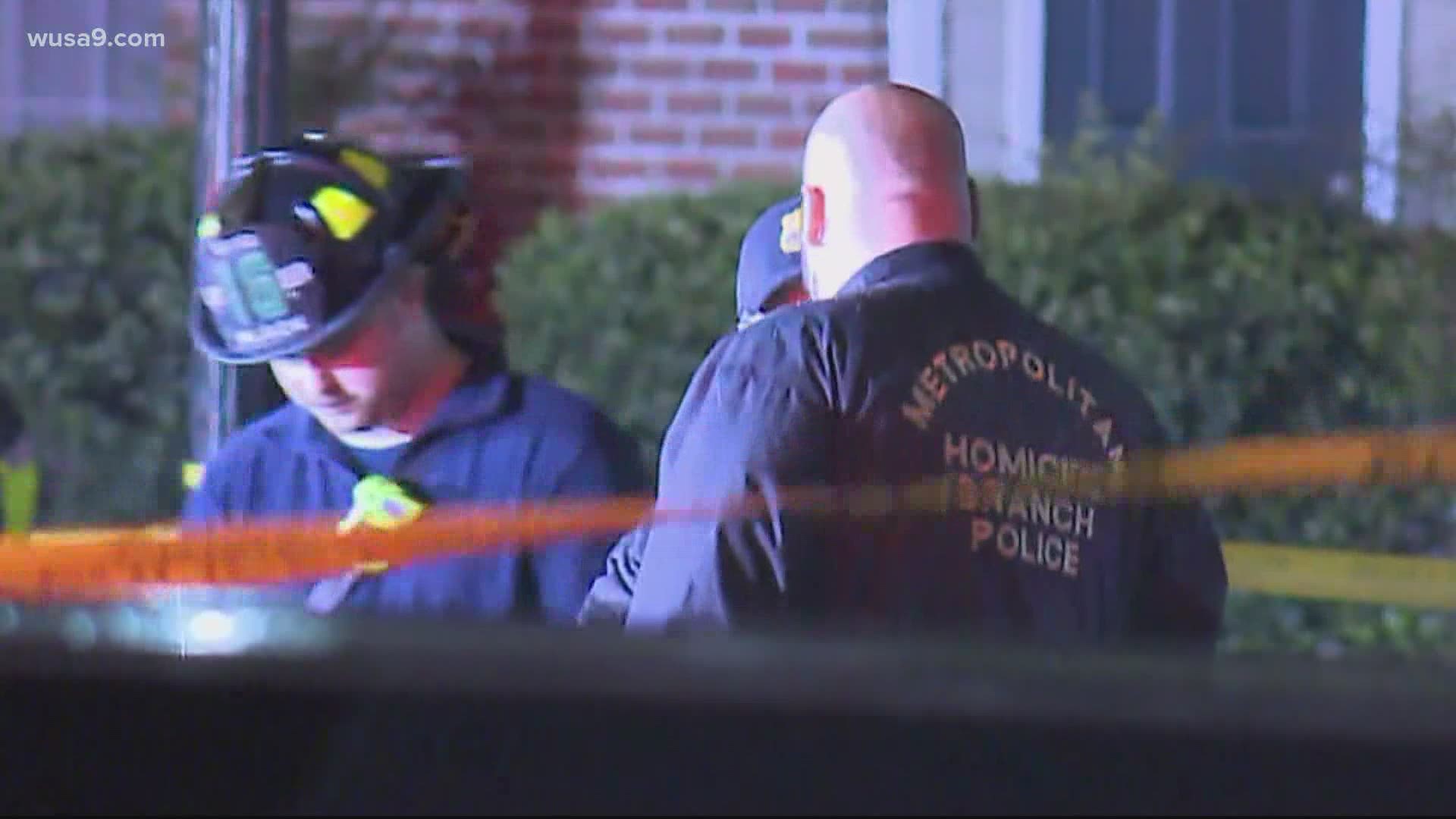 Two women were killed and a third was critically hurt at a Southeast DC apartment complex.