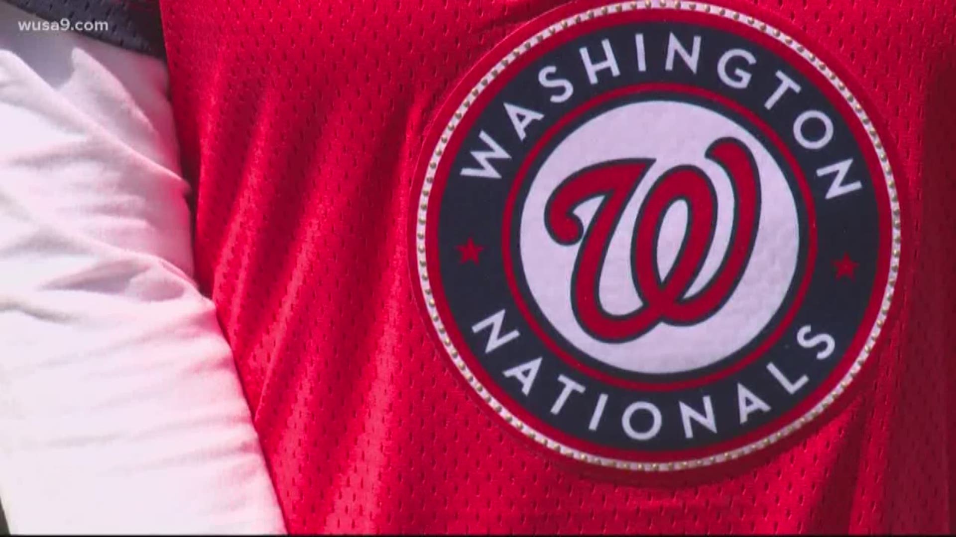 Nationals fans sang "Take Me Out to the Ball Game" despite no baseball being played.