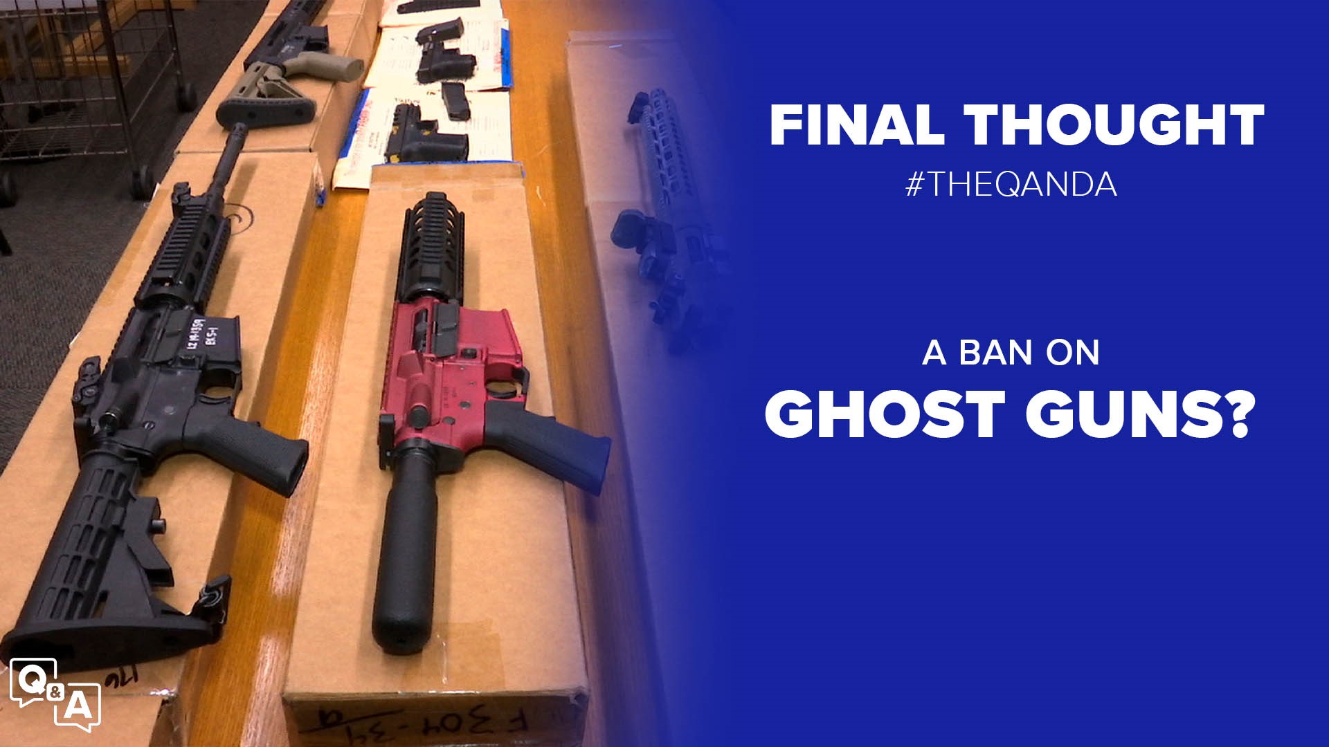 Today Mayor Bowser announced that she is asking the City Council to approve emergency legislation to ban the gun kits and parts that are used to make ghost guns
