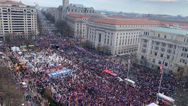 Lower turnout at second Million MAGA March in DC